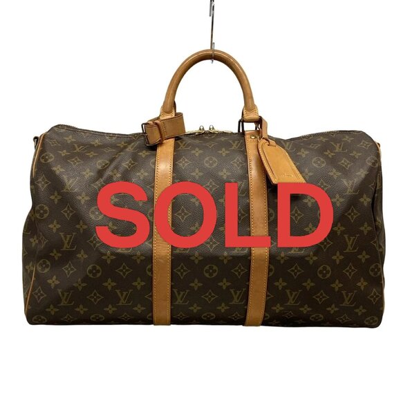 LOUIS VUITTON Keepall Bandouliere 50 Travel Bag 861-062425 - Picture 1 of 14